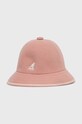 Вовняний капелюх Kangol вовна рожевий K3181ST.DR669