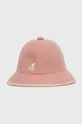 roz Kangol pălărie de lână De femei