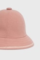 Kangol gyapjú sapka K3181ST.DR669 rózsaszín AA00