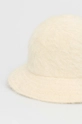 Kangol hat  45% Angora wool, 35% Modacrylic, 20% Nylon Finishing: 100% Nylon