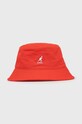 Kangol kapelusz bawełniany bawełna czerwony K4224HT.CG637