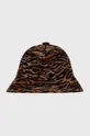 brązowy Kangol kapelusz Damski