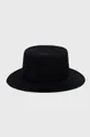 czarny Kangol kapelusz Damski