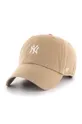 béžová Čiapka 47 brand MLB New York Yankees Dámsky