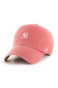 47 brand czapka New York Yankees aplikacja różowy B.BSRNR17GWS.IRA