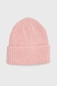 Čepice Pieces hrubá růžová 17098381.CrystalRos