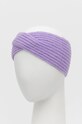 Čelenka s příměsí vlny Pieces 17126884.PurpleRose fialová AA00