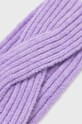 Doplňky Čelenka s příměsí vlny Pieces 17126884.PurpleRose fialová
