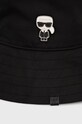 Klobúk Karl Lagerfeld 205W3404 čierna AA00