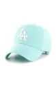 бирюзовый Хлопковая кепка 47 brand MLB Los Angeles Dodgers Женский