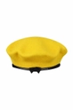 Kangol beret wełniany Monty żółty