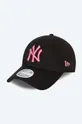 black New Era cotton baseball cap League Ess 940 NYY Women’s