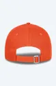 New Era șapcă de baseball din bumbac portocaliu