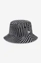 czarny New Era kapelusz bawełniany Animal Tapered Damski