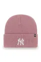 розовый Шапка 47 brand MLB New York Yankees Женский