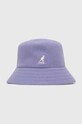 Kangol kapelusz wełniany wełna fioletowy K3191ST.DL501