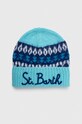 MC2 Saint Barth czapka z domieszką wełny z domieszką wełny turkusowy WENG022