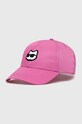 Karl Lagerfeld sapca Planet friendly roz 240W3402