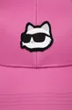 Kapa s šiltom Karl Lagerfeld Glavni material: 100 % Poliamid Podloga: 96 % Poliester, 4 % Bombaž