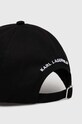 Karl Lagerfeld berretto da baseball in cotone 240W3430 nero AA00