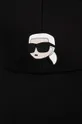Pamučna kapa sa šiltom Karl Lagerfeld Temeljni materijal: 100% Pamuk Postava: 96% Poliester, 4% Pamuk