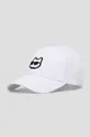 bela Bombažna bejzbolska kapa Karl Lagerfeld Ženski