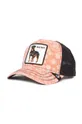 ροζ Καπέλο μπέιζμπολ από λινό ύφασμα Goorin Bros Lovesexy Γυναικεία