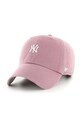 47 brand șapcă de baseball din bumbac MLB New York Yankees bumbac roz B.BSRNR17GWS.QC