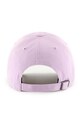 47 brand czapka z daszkiem bawełniana MLB New York Yankees B.BSRNR17GWS.YX różowy AA00
