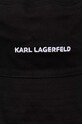 Двухсторонняя хлопковая шляпа Karl Lagerfeld 245W3405 чёрный