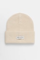 Marc O'Polo czapka bawełniana bawełna beżowy M09605901141