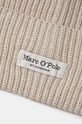 Akcesoria Marc O'Polo czapka bawełniana M09605901141 beżowy