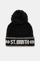 Шерстяная шапка MC2 Saint Barth шерсть чёрный WILH005
