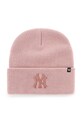 47 brand berretto MLB New York Yankees medio spessore rosa B.HYMKR17ACE.L0