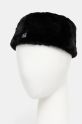 Čepice Kangol FAUX FUR TOPPER středně silná černá K5419.BS002