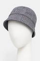 Kangol palarie WARPED HERRINGBONE DOME cu un amestec de lana bleumarin K5430.NG411