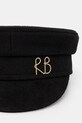 Doplnky Vlnená čiapka Ruslan Baginskiy KPC033.W.MRB čierna