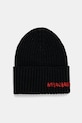 Ruslan Baginskiy czapka wełniana wełna czarny BN033/034.WA.RU