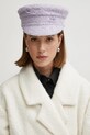 Vlněná čepice Ruslan Baginskiy vlna fialová KPC808.WA.BUK.WPNS.WRB