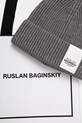 Ruslan Baginskiy caciula din amestec de lana gri BN031.VWNE
