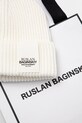 Ruslan Baginskiy czapka z domieszką wełny biały BN035.VWNE