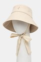 Ruslan Baginskiy kapelusz bawełniany 0 bawełna beżowy BCT035.C.BR.FL.PWRB