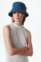 Ruslan Baginskiy palarie din bumbac bumbac albastru BCT078.C.JNS.FLT