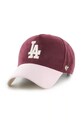 47 brand czapka z daszkiem MLB Los Angeles Dodgers pozostałe bordowy B.USMDT12USS.KM