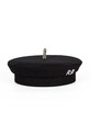 Ruslan Baginskiy beret bawełniany BRT033.C.DMD czarny AA00