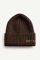 Ruslan Baginskiy czapka wełniana BN09/036.MW.FL.CD24 brązowy AA00