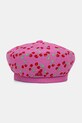 Kangol beret damski TROPIC CHERRY JAX BERET różowy K3819.BF692