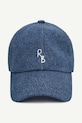 Džínsová šiltovka Ruslan Baginskiy Baseball Cap BSB078/041.C.JNS modrá AA00