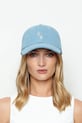 Ruslan Baginskiy czapka z daszkiem jeansowa aplikacja niebieski BSB075.C.JNS.DMD