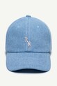 Ruslan Baginskiy czapka z daszkiem jeansowa BSB075.C.JNS.DMD niebieski AA00